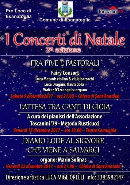 I Concerti di Natale 2017