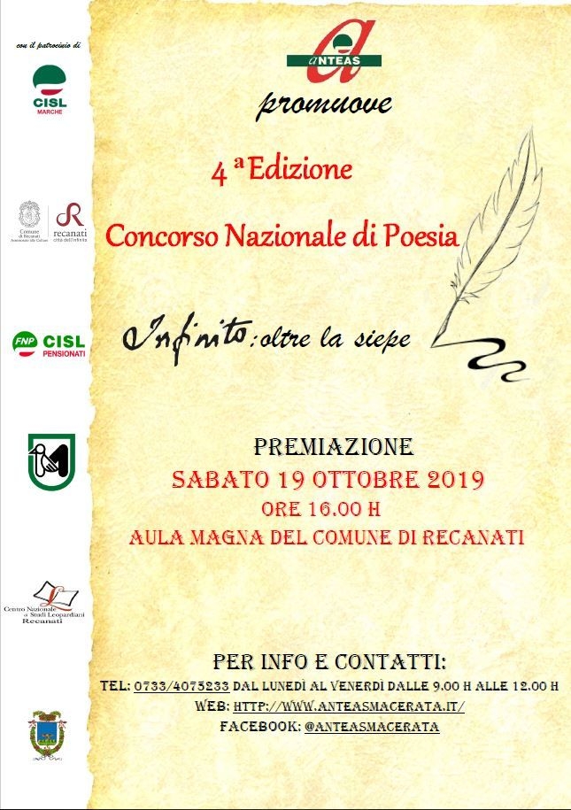 4 Edizione Concorso Nazionale di Poesia