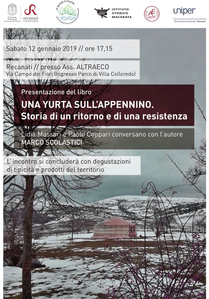 Presentazione del libro UNA YURTA SULL'APPENNINO