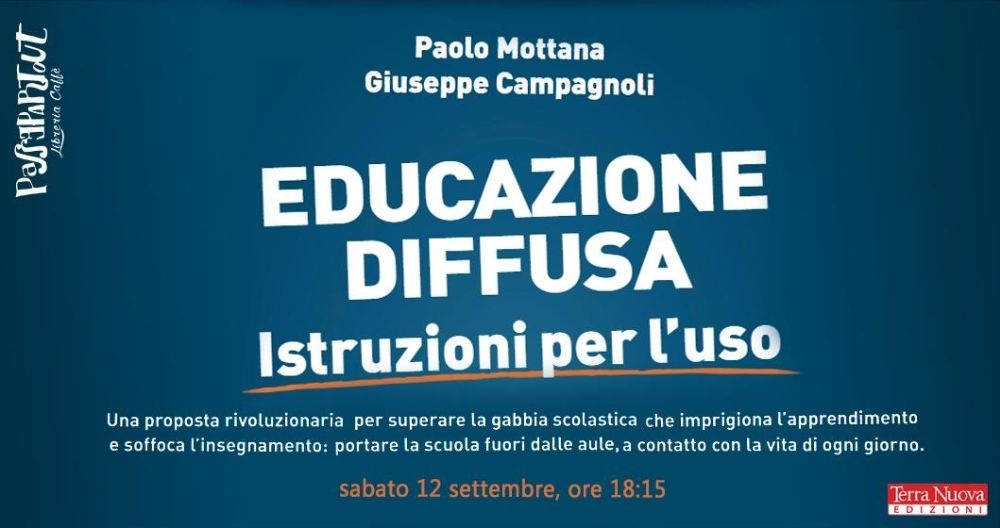 Presentazione libro “EDUCAZIONE DIFFUSA – Istruzioni per l’uso”