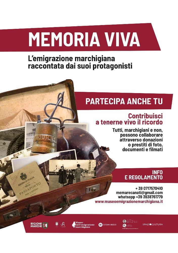 MEMORIA VIVA - L'emigrazione marchigiana raccontata dai suoi protagonisti