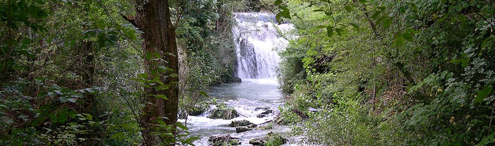 Crossed by the Potenza river